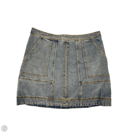 Skirt Mini & Short By Cabi In Blue Denim, Size: 10