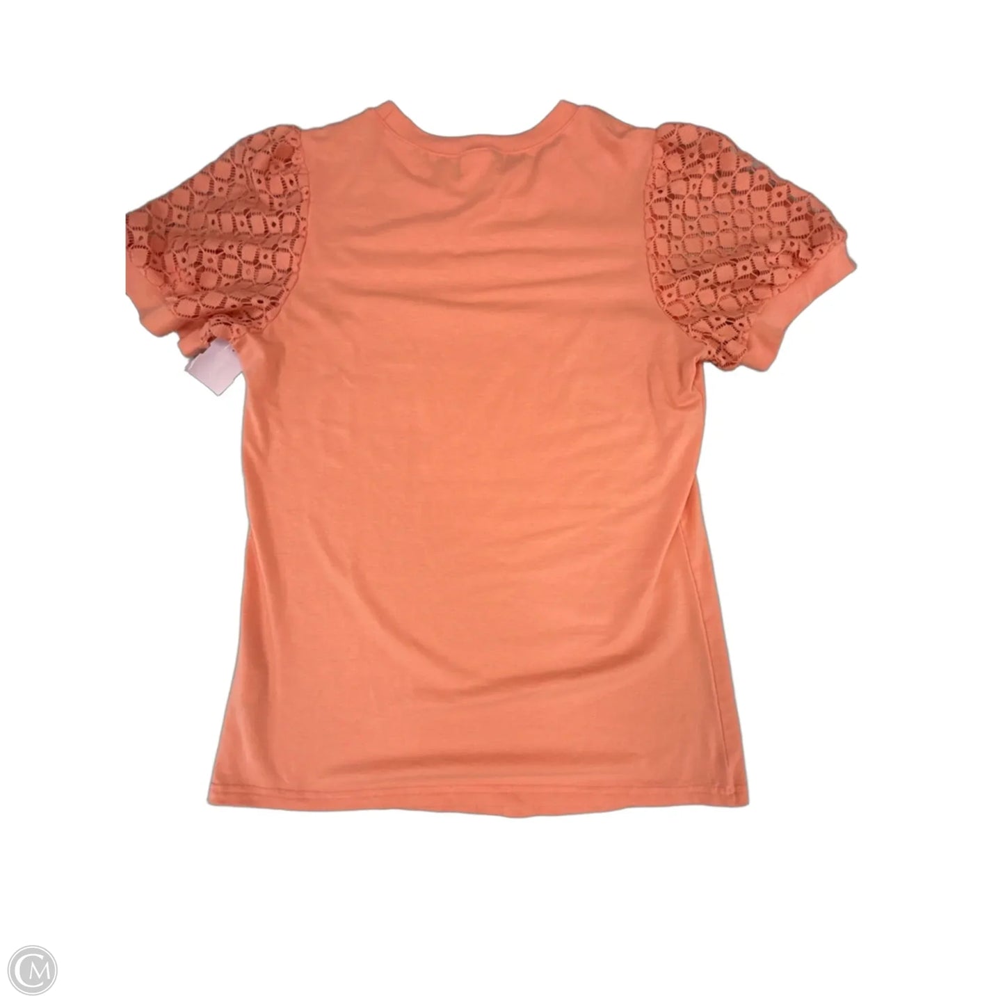 Top Short Sleeve By Wiholl In Peach, Size: M