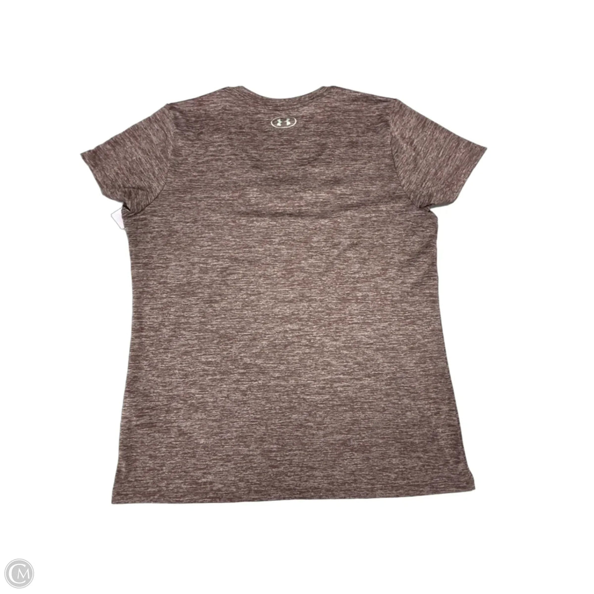Athletic Top Short Sleeve By Under Armour In Red, Size: L