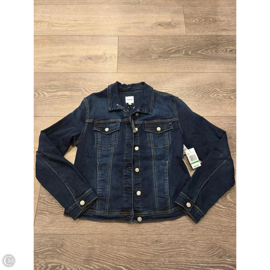 Jacket Denim By Kensie In Blue Denim, Size: L