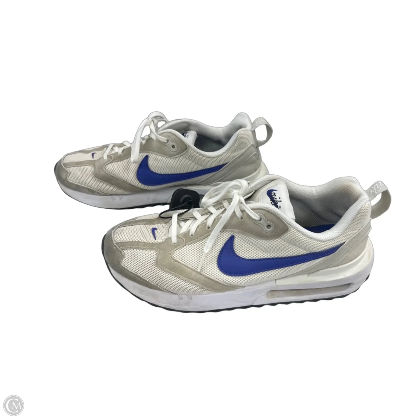 Shoes Sneakers By Nike In Blue & White, Size: 10