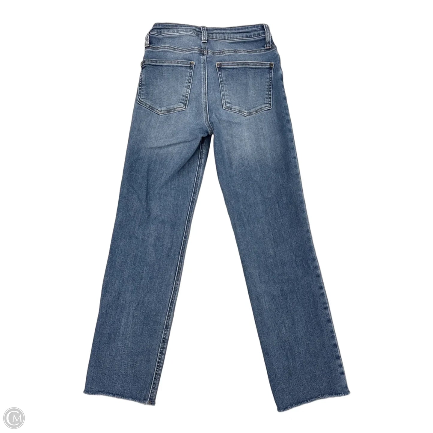 Jeans Straight By Kut In Blue Denim, Size: 00