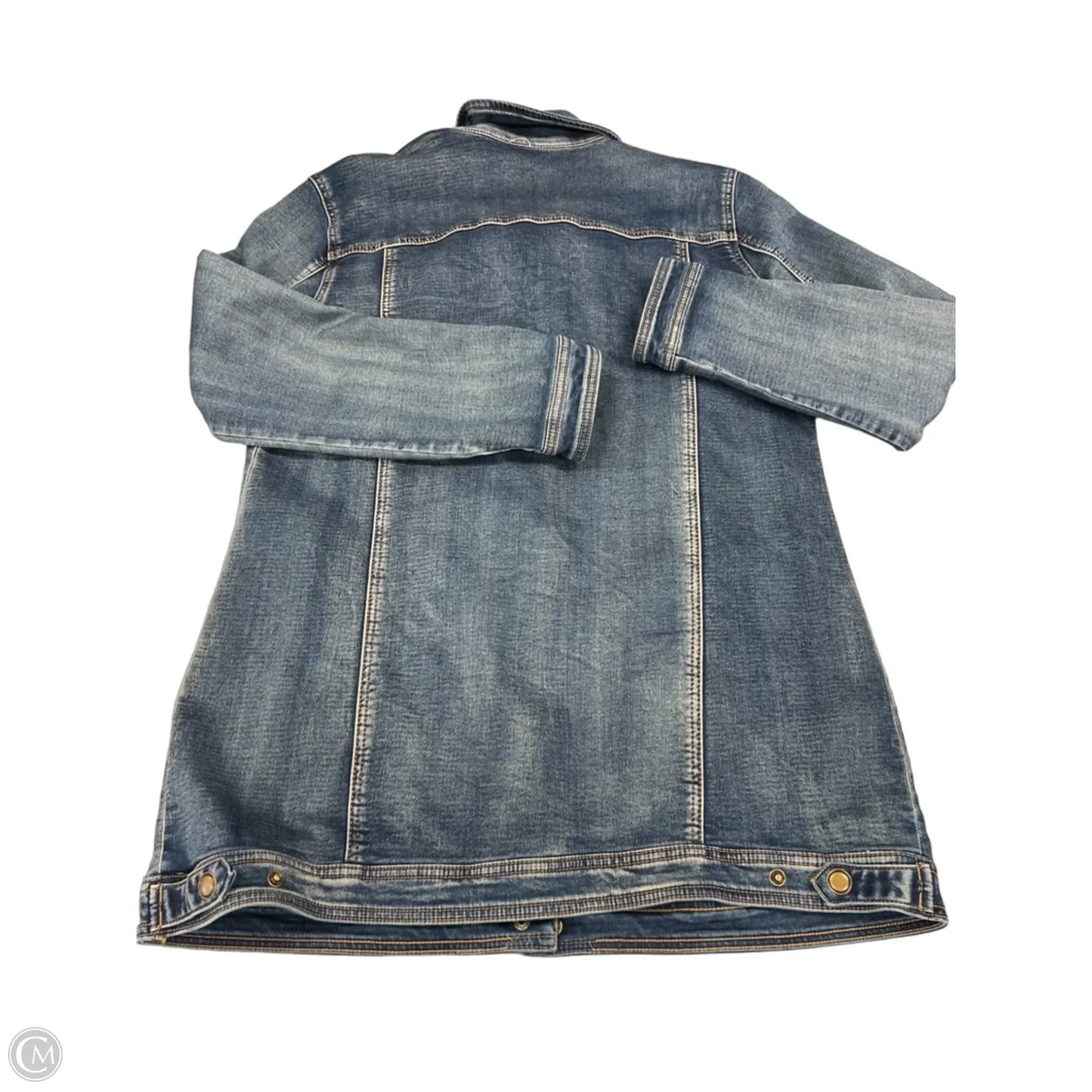 Jacket Denim By Tribal In Black, Size: L