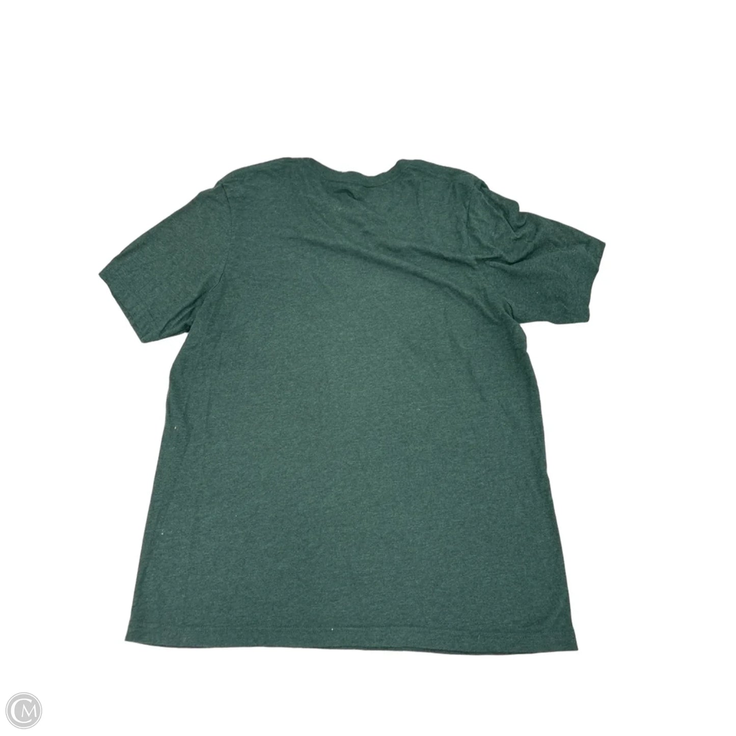 Top Short Sleeve By Bella + Canvas In Green, Size: Xl