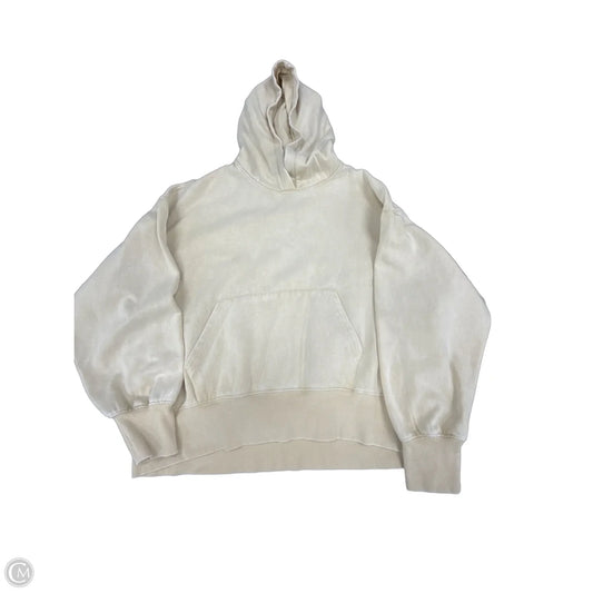 Sweatshirt Hoodie By New Balance In Cream, Size: Xl