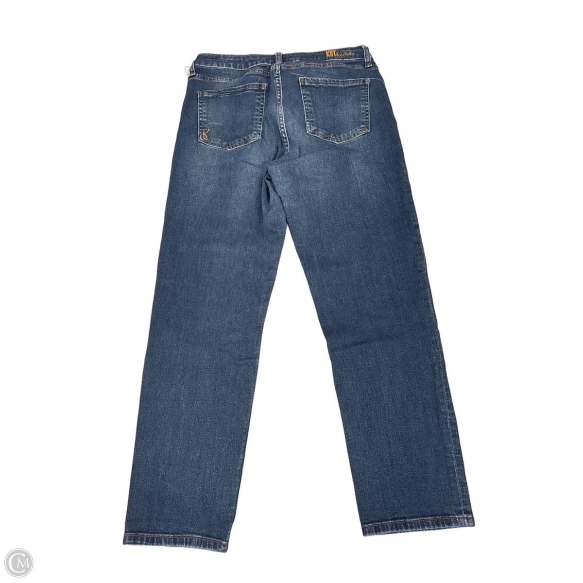 Jeans Straight By Kut In Blue Denim, Size: 10