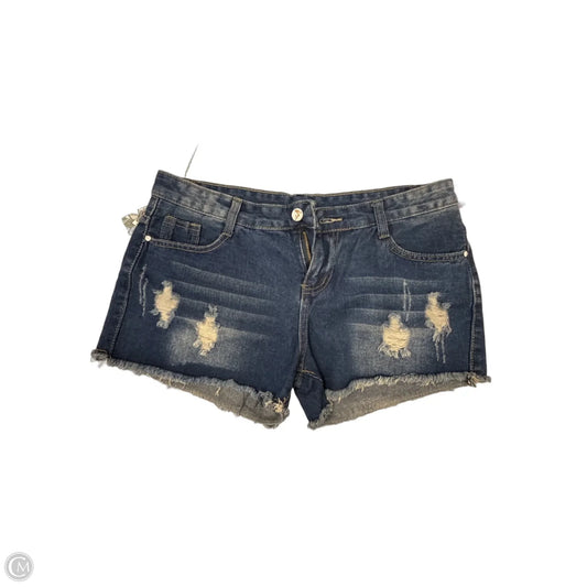 Shorts By Cme In Blue Denim, Size: 16