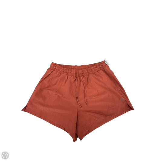 Athletic Shorts By Apana In Orange, Size: L