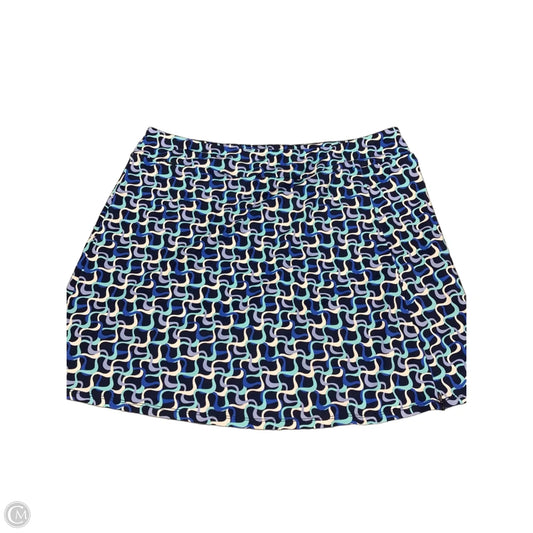 Athletic Skort By Lulu B In Blue, Size: Xl