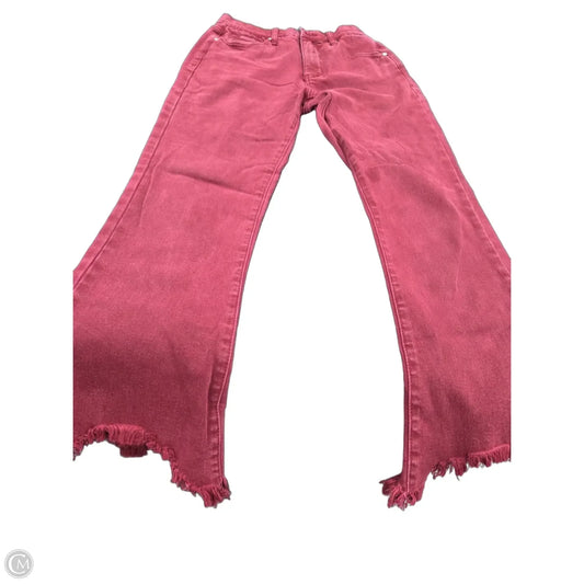 Jeans Flared By Cme In Red, Size: 6