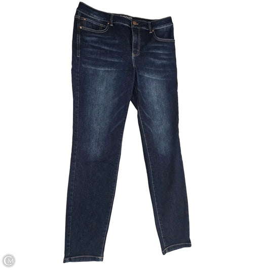 Jeans Skinny By Maurices In Blue Denim, Size: 16l