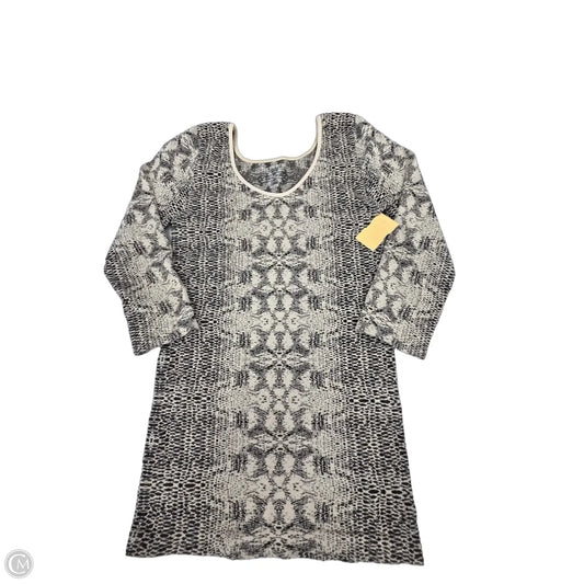 Top 3/4 Sleeve By Cme In Black & Cream, Size: S