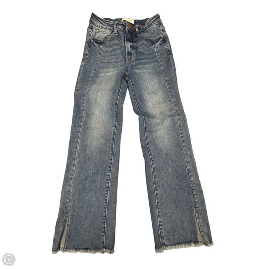 Jeans Straight By Risen In Blue Denim, Size: 4