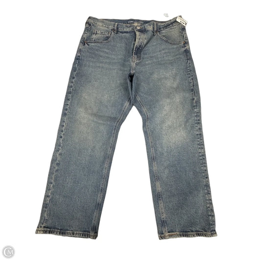 Jeans Straight By Old Navy In Blue Denim, Size: 16w