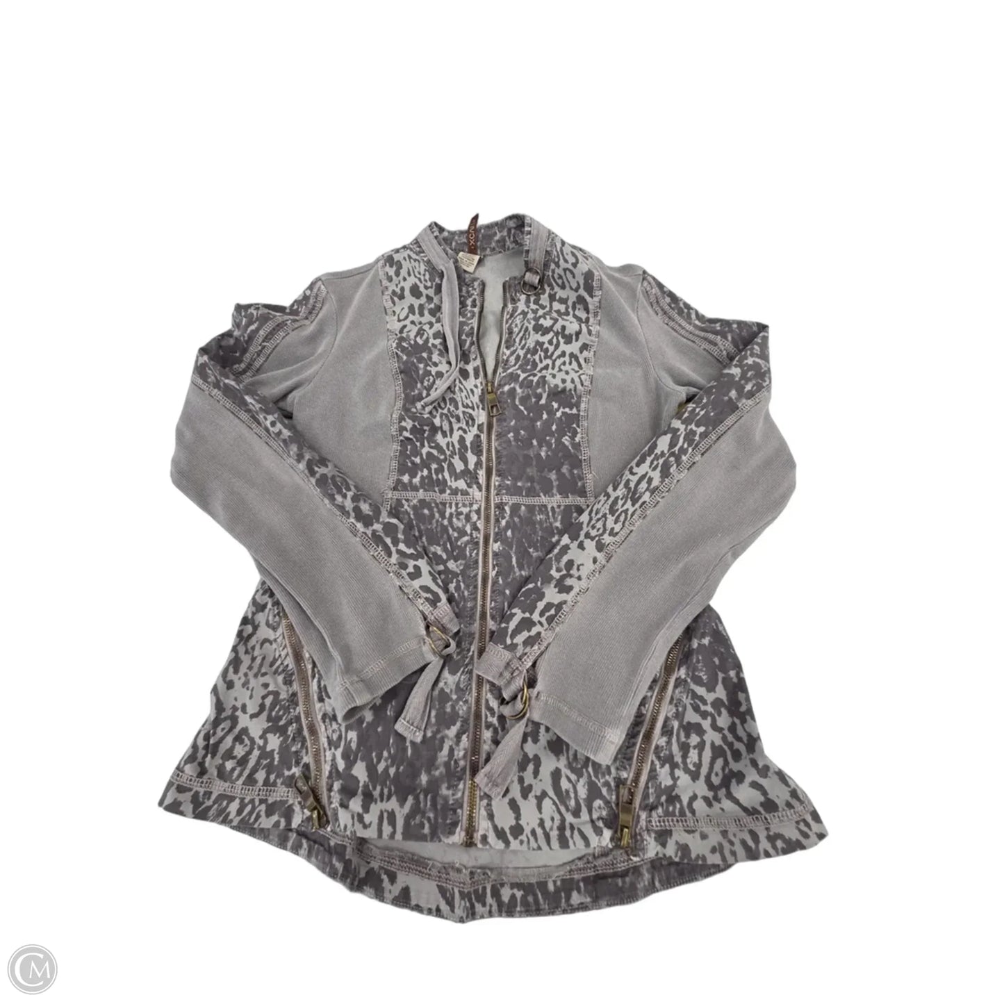 Top Long Sleeve By Xcvi In Grey, Size: S