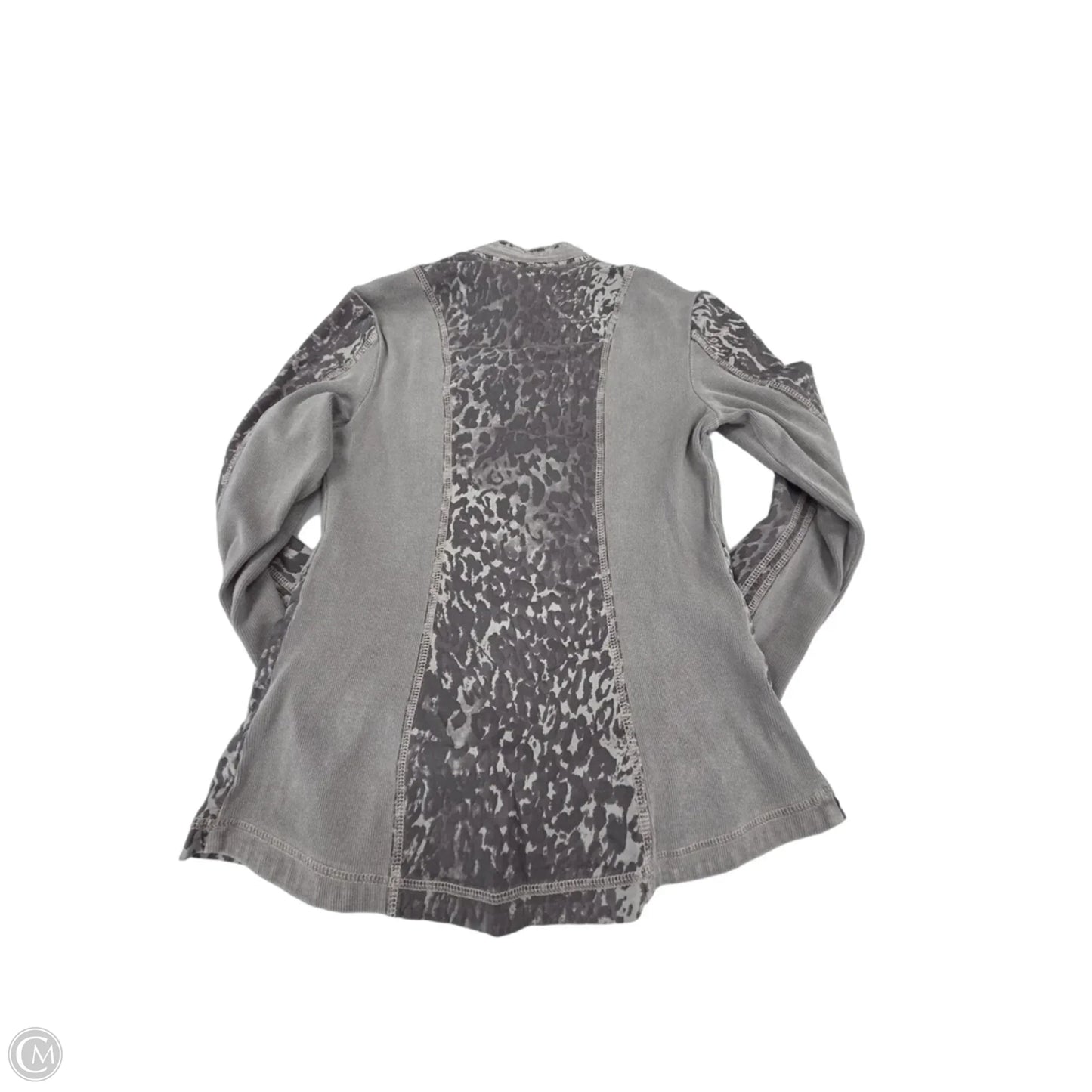 Top Long Sleeve By Xcvi In Grey, Size: S