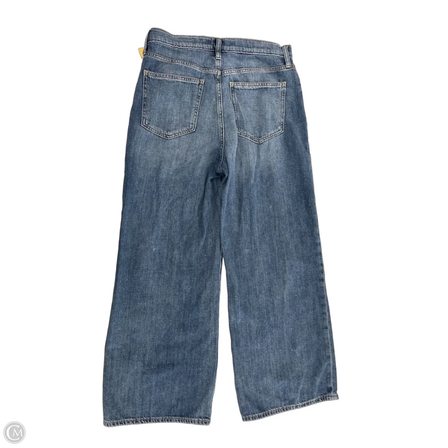 Jeans Wide Leg By Gap In Blue Denim, Size: 6