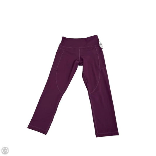 Athletic Leggings Capris By Zyia In Purple, Size: 4
