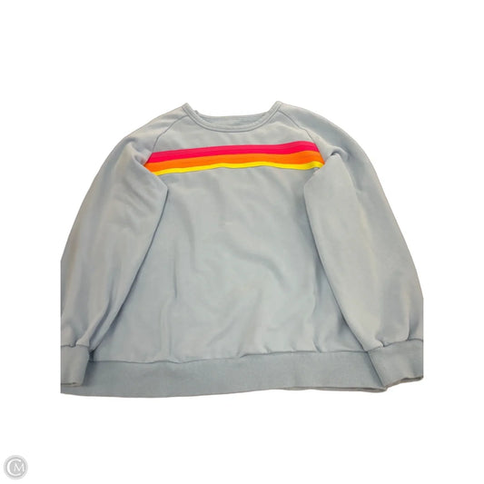 Top Long Sleeve By Cmf In Blue, Size: L
