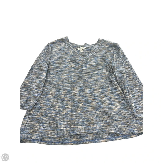 Top Long Sleeve By Liverpool In Blue, Size: Xl