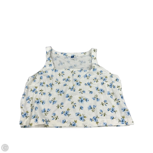 Tank Top By Old Navy In Floral Print, Size: Xl