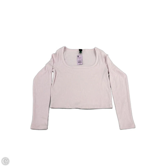 Top Long Sleeve By Wild Fable In Pink, Size: M