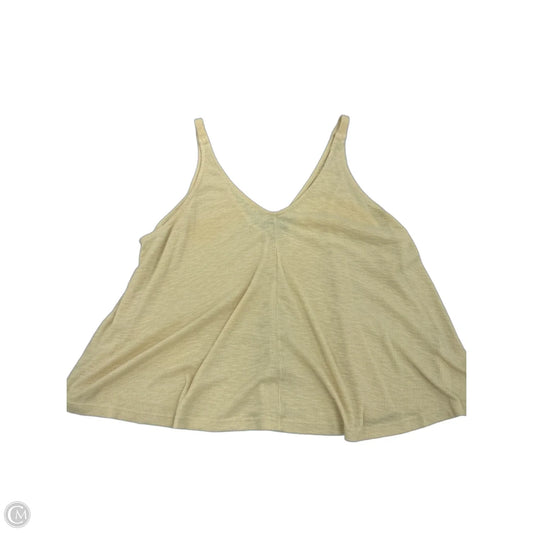 Tank Top By Free People In Yellow, Size: M