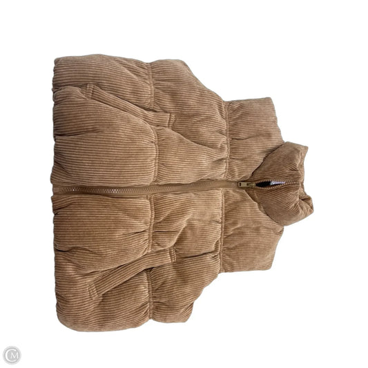 Vest Puffer & Quilted By Love Tree In Brown, Size: S