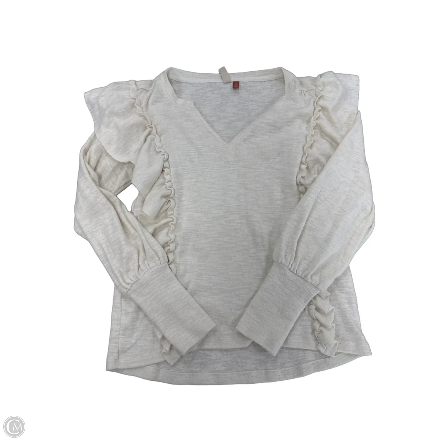 Top Long Sleeve By Pilcro In Cream, Size: Xs