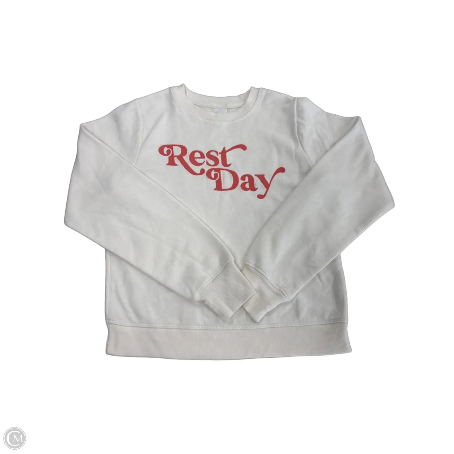 Sweatshirt Crewneck By All In Motion In Cream, Size: Xs