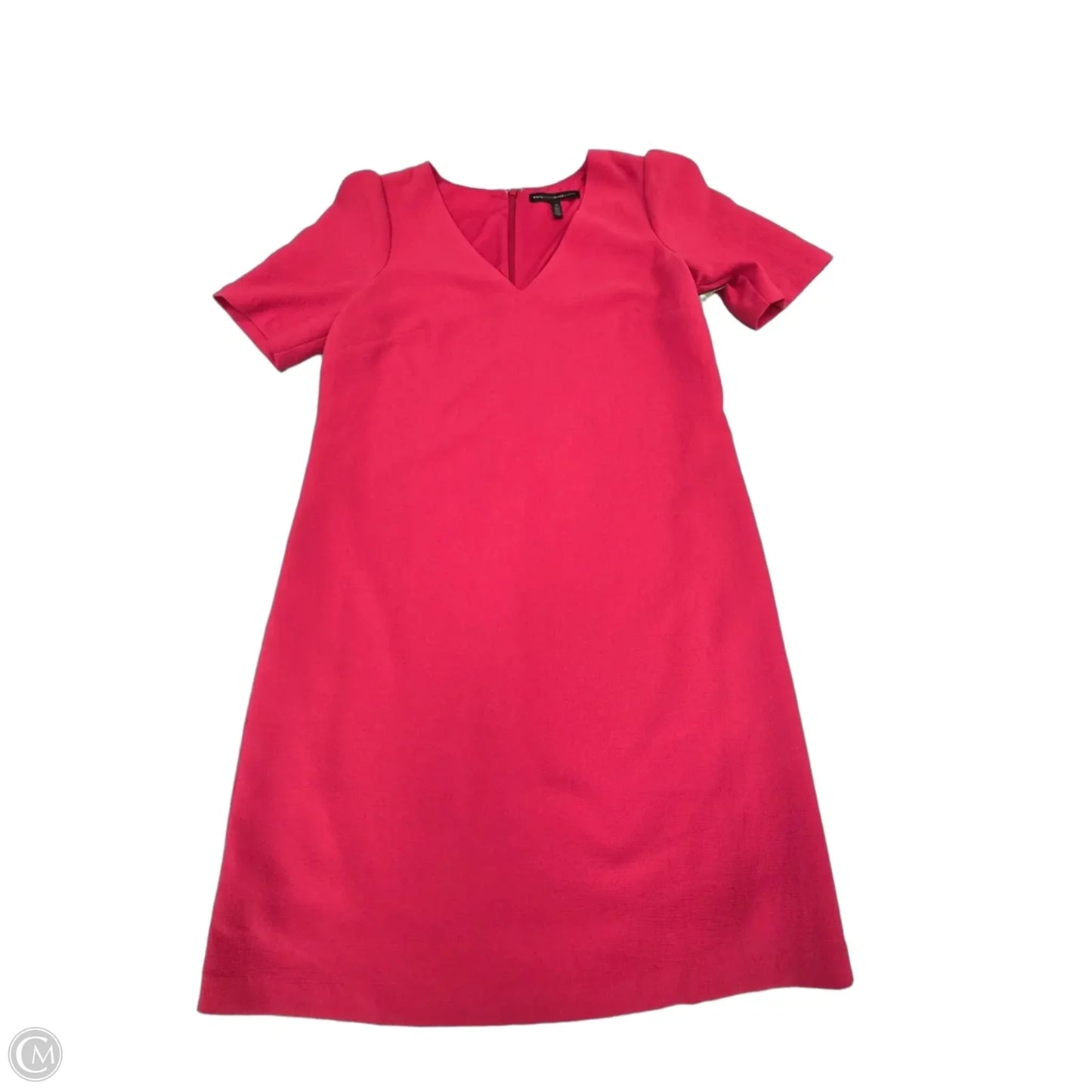 Dress Casual Midi By White House Black Market In Pink, Size: M