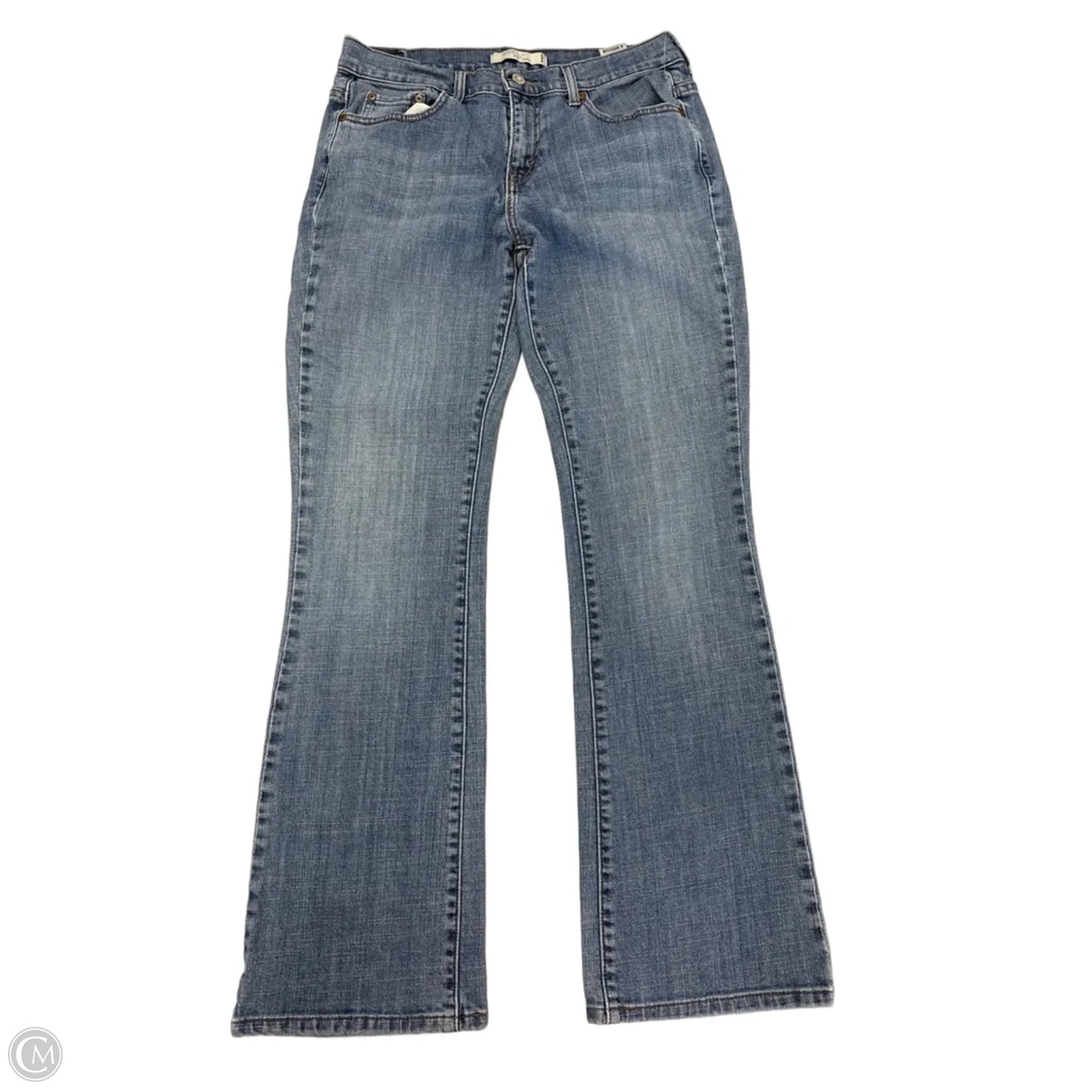 Jeans Boot Cut By Levis In Blue Denim, Size: 8