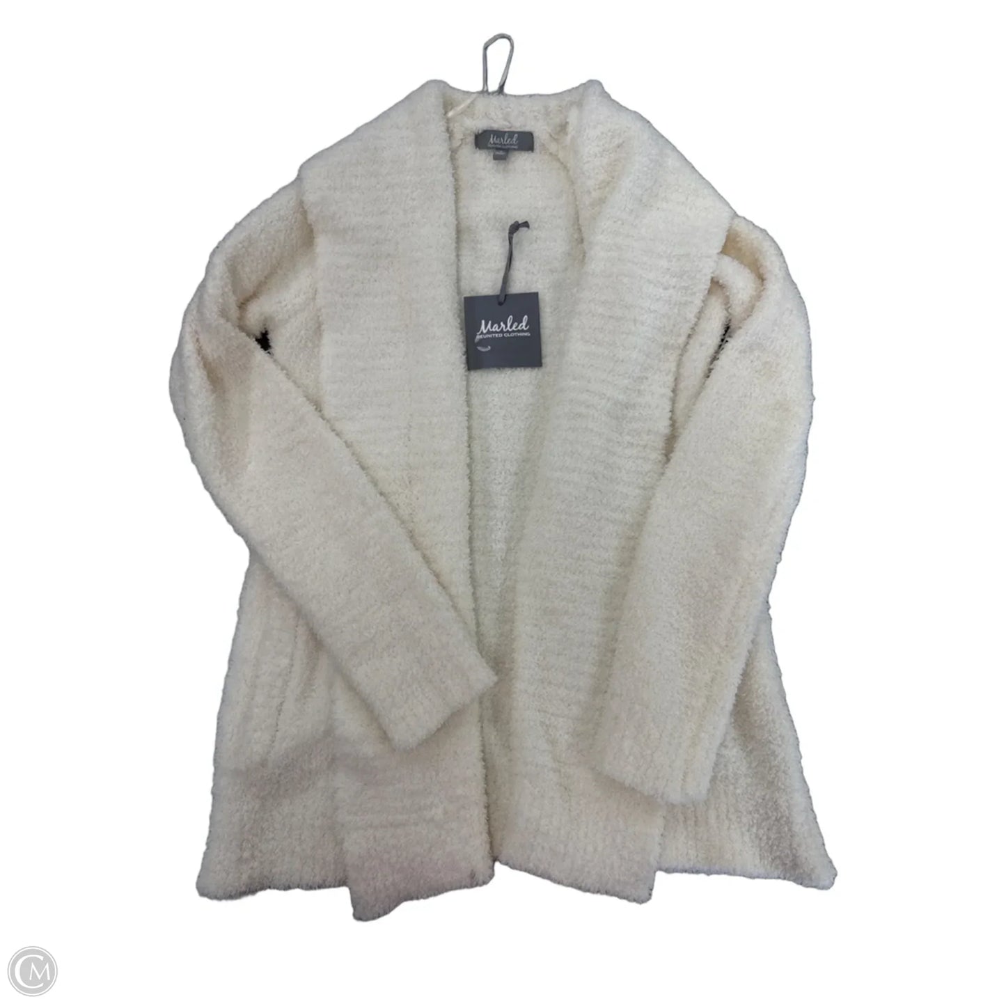Sweater Cardigan By Marled In Cream, Size: S