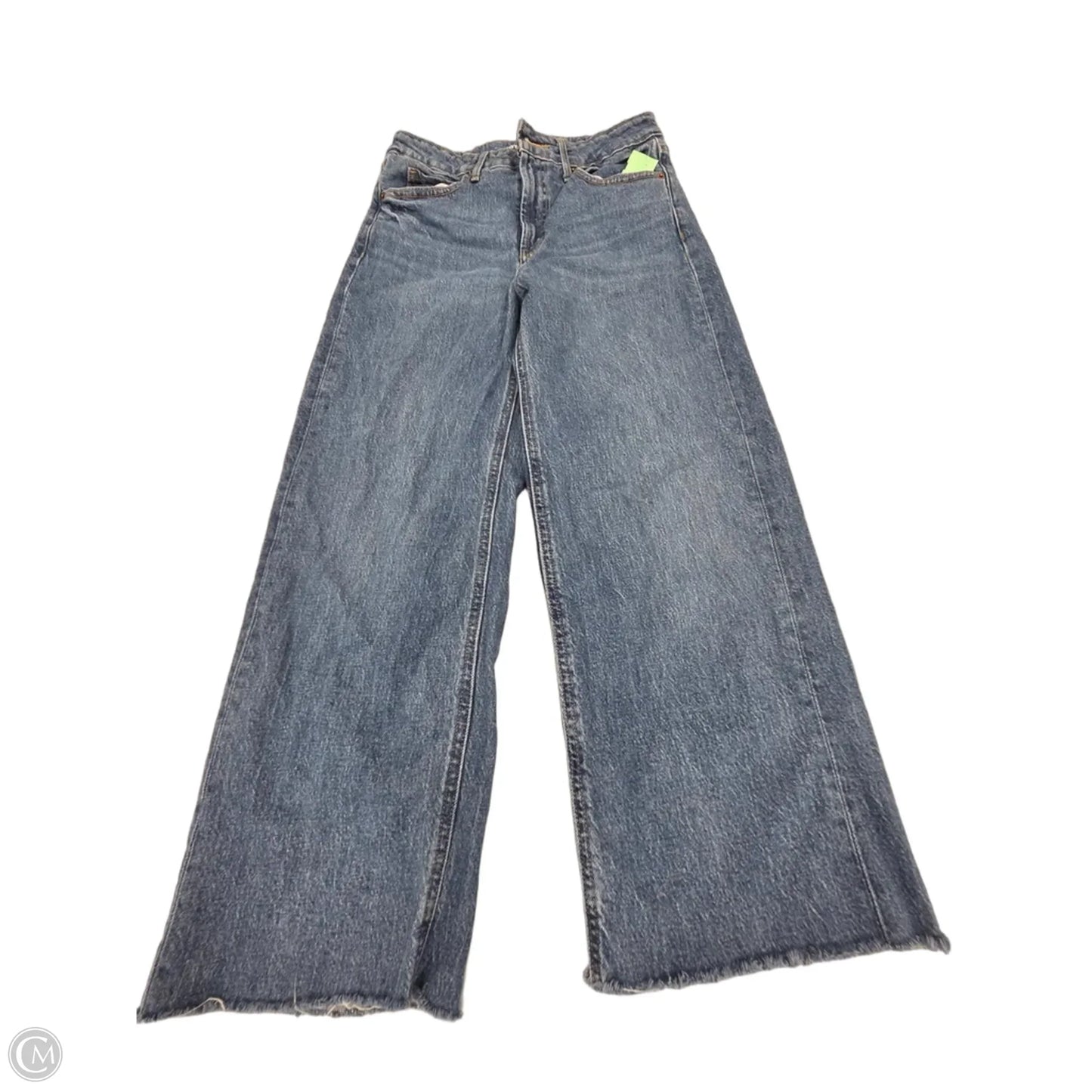 Jeans Wide Leg By Old Navy In Blue Denim, Size: 4p