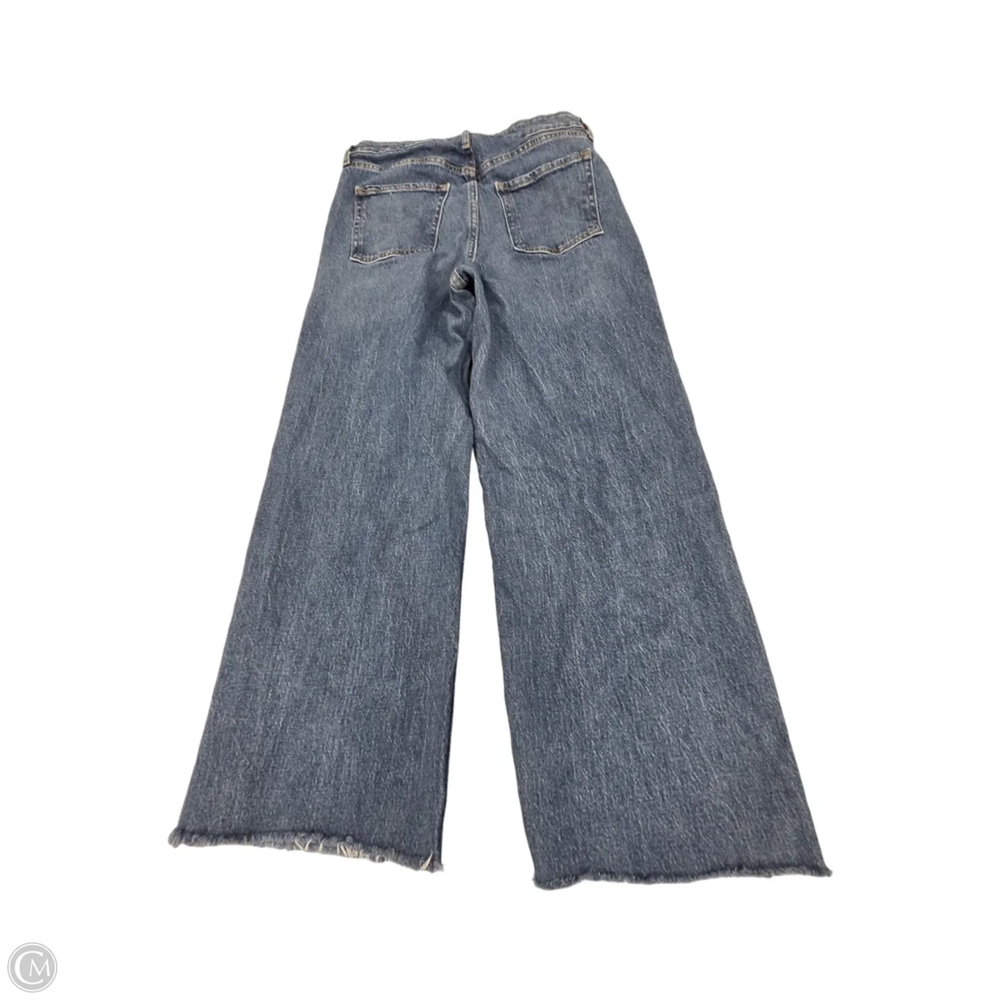 Jeans Wide Leg By Old Navy In Blue Denim, Size: 4p