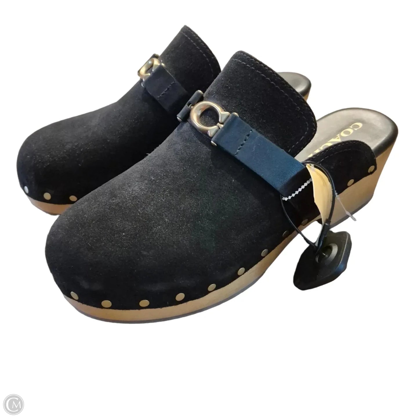 Shoes Designer By Coach In Black, Size: 10