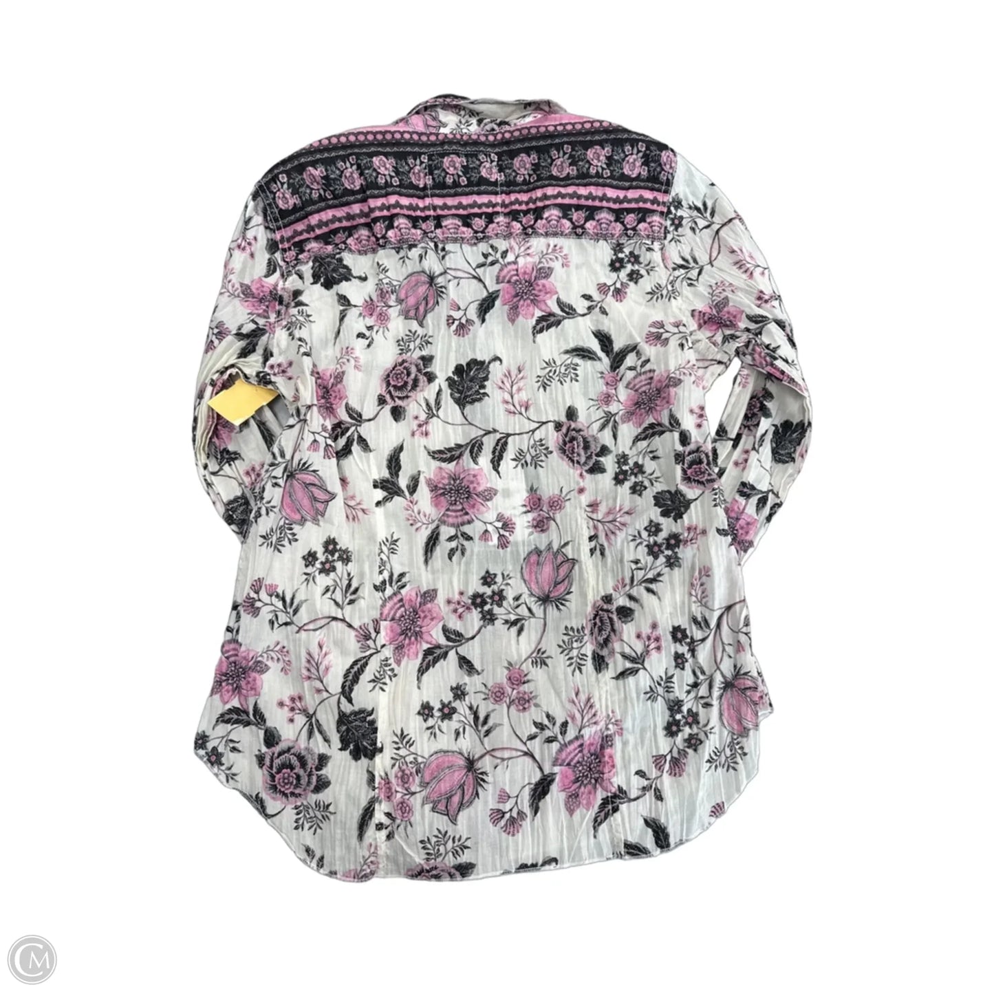 Top Long Sleeve By Cmb In Pink, Size: Xl