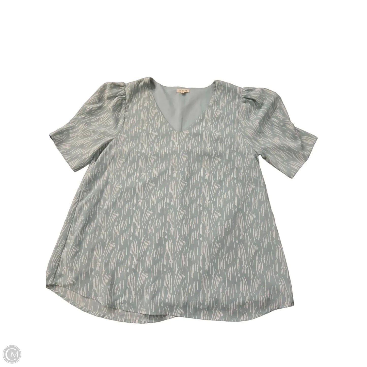Top Short Sleeve By Jodifl In Teal, Size: S