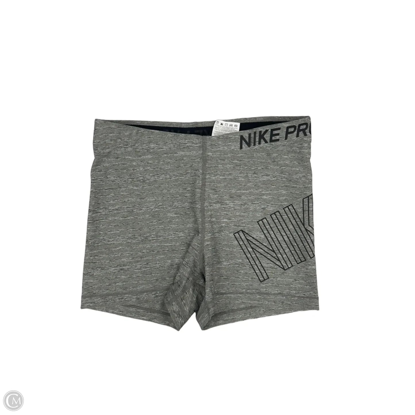Athletic Shorts By Nike In Grey, Size: M