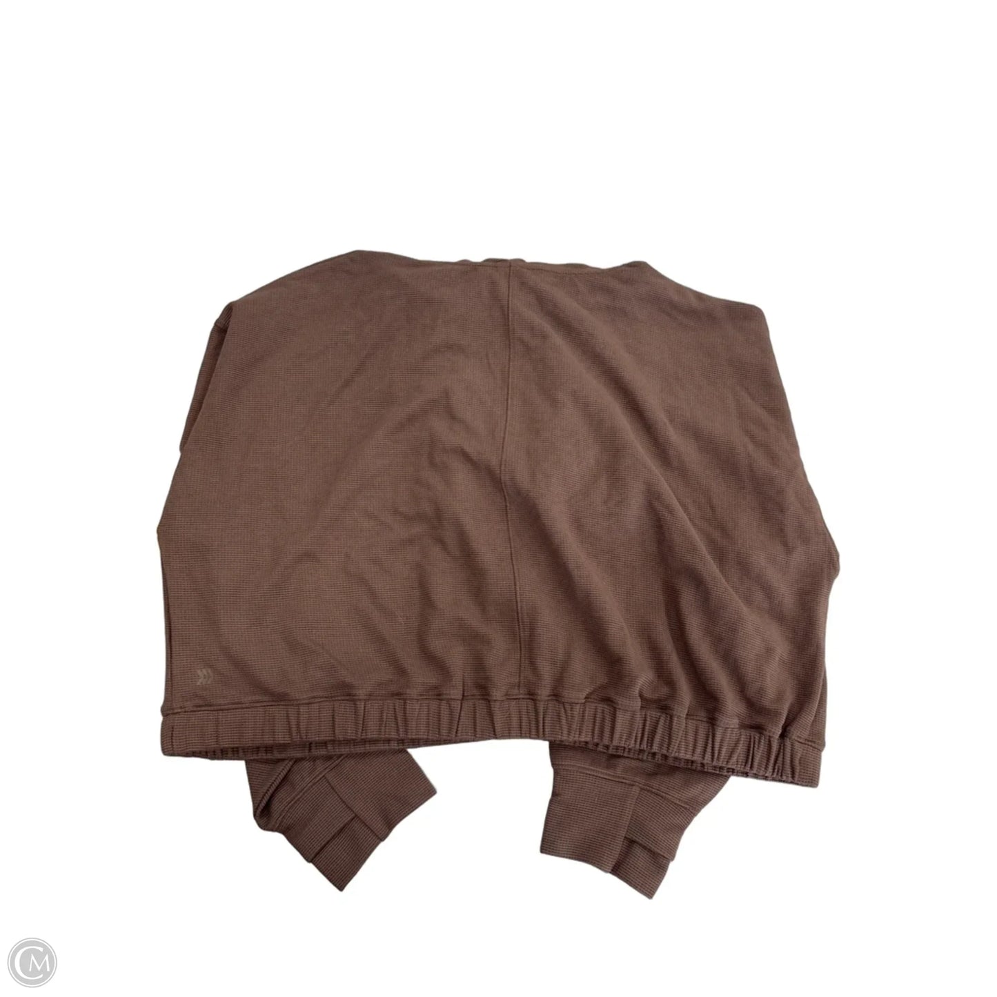 Athletic Sweatshirt Hoodie By All In Motion In Brown, Size: 1x