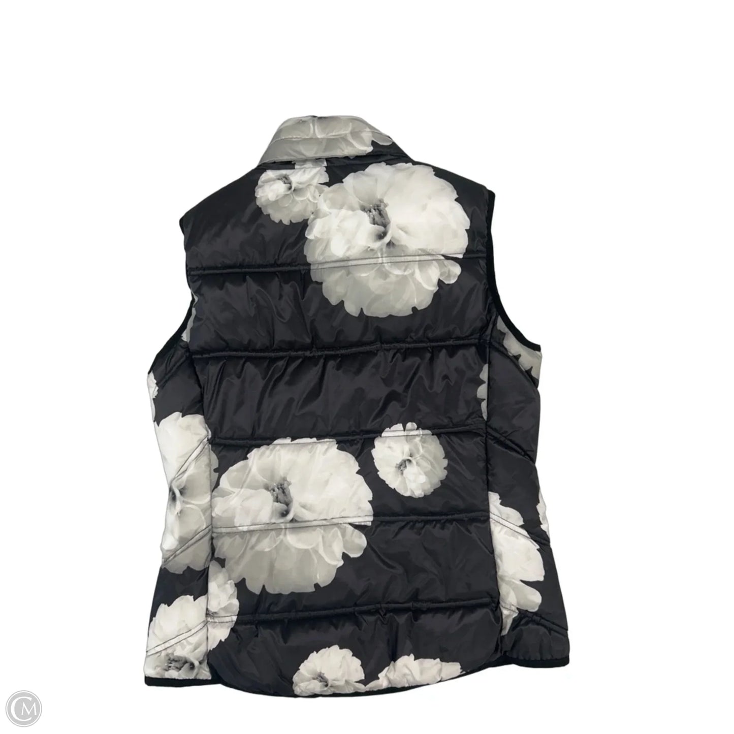 Vest Puffer & Quilted By Marc New York In Black & Grey, Size: M