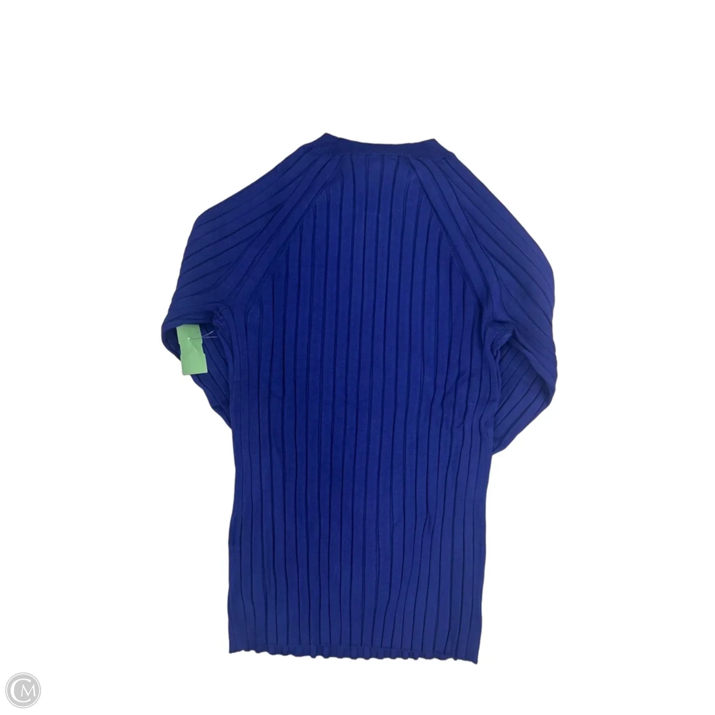 Top Long Sleeve By International Concepts In Blue, Size: M
