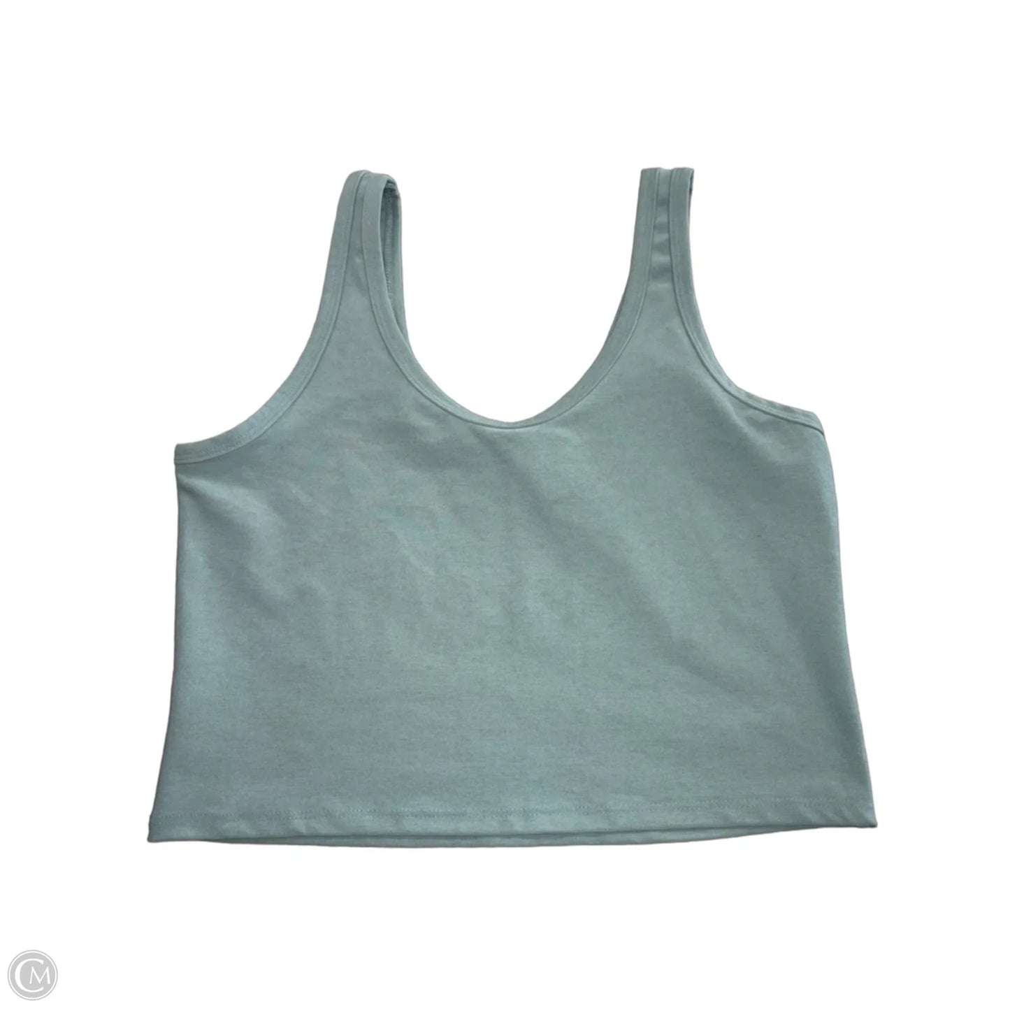 Athletic Tank Top By Cme In Green, Size: M