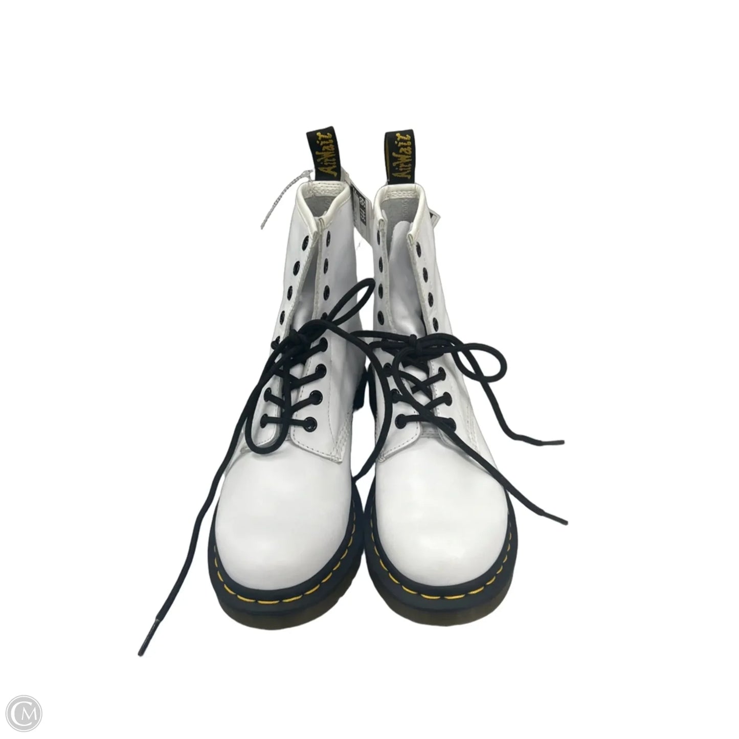 Boots Mid-calf Flats By Dr Martens In White, Size: 7