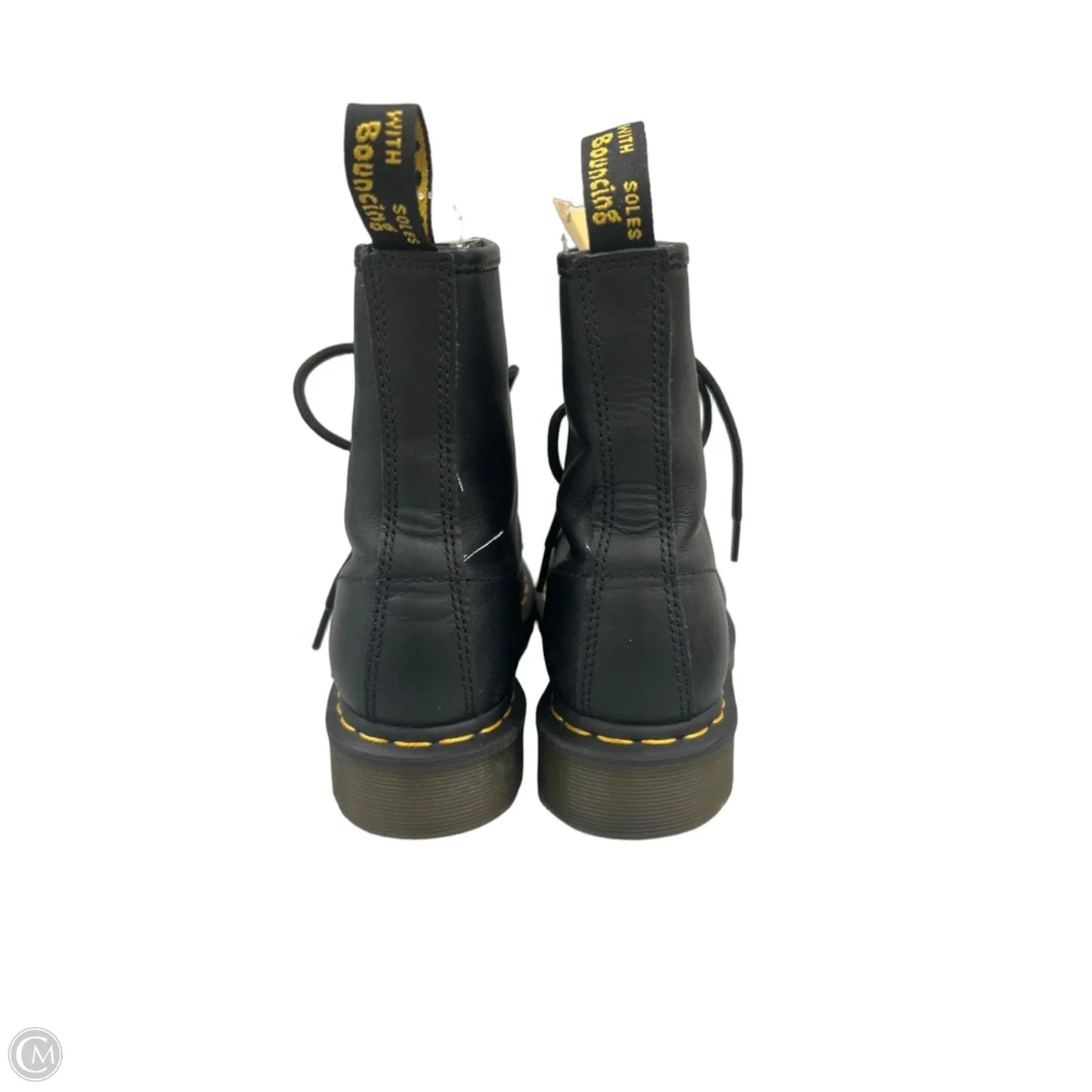 Boots Mid-calf Flats By Dr Martens In Black, Size: 7