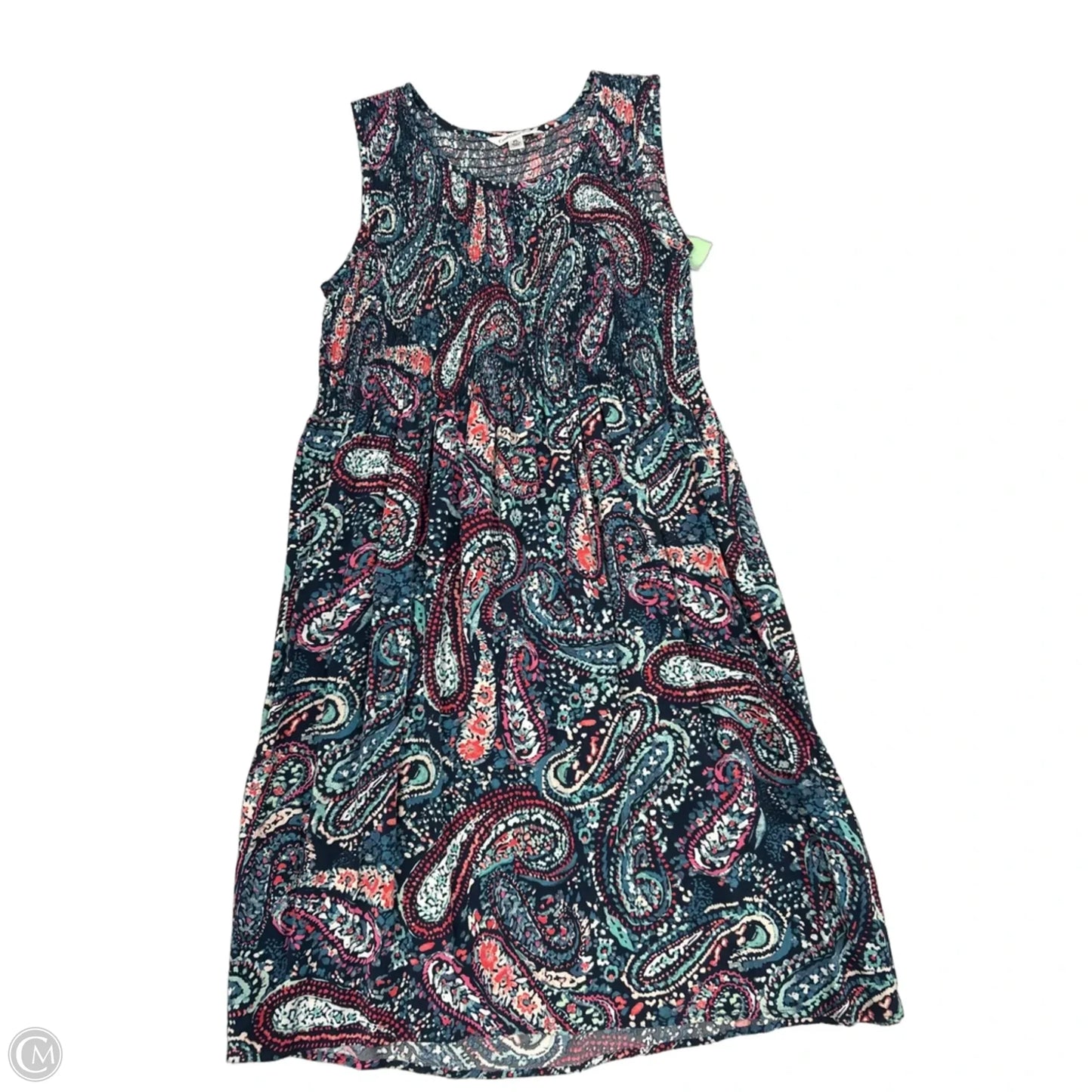 Dress Casual Short By Croft And Barrow In Blue & Pink, Size: Lp