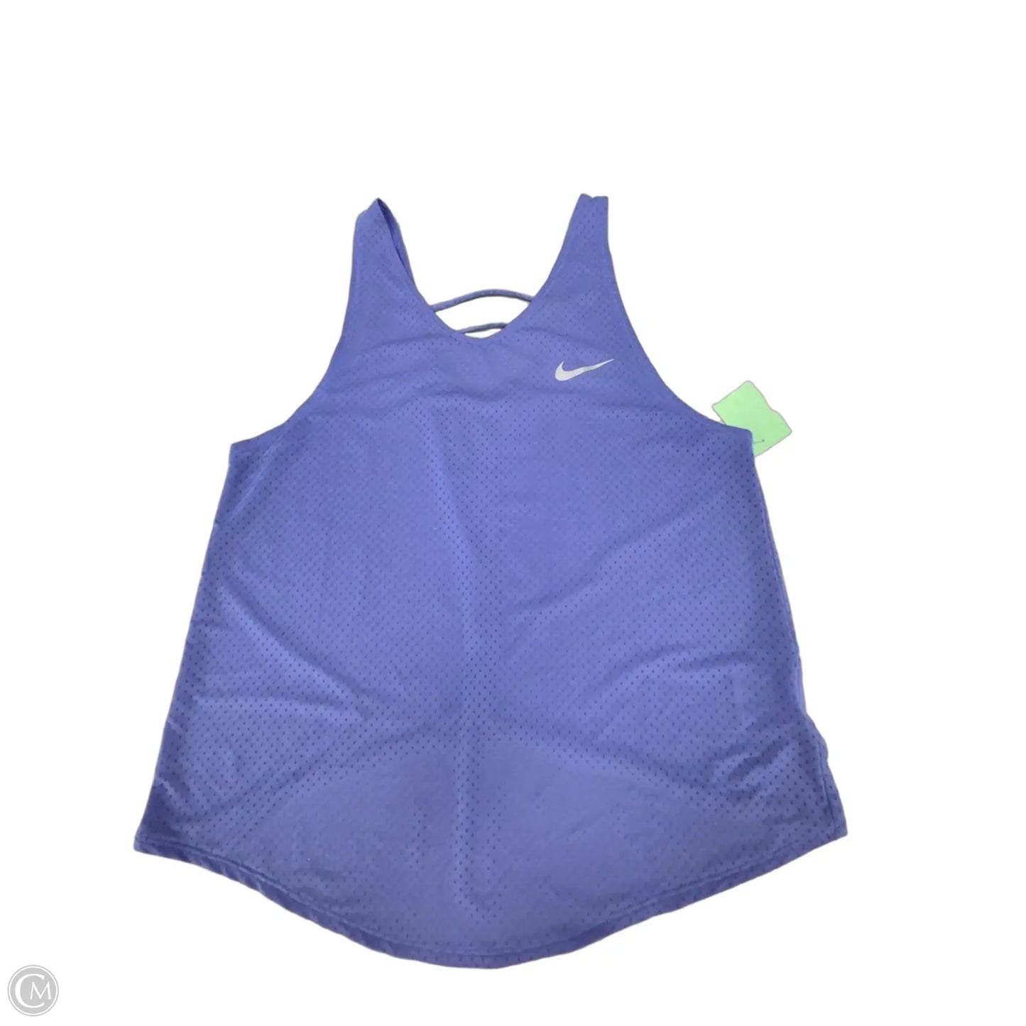 Athletic Tank Top By Nike In Blue, Size: M