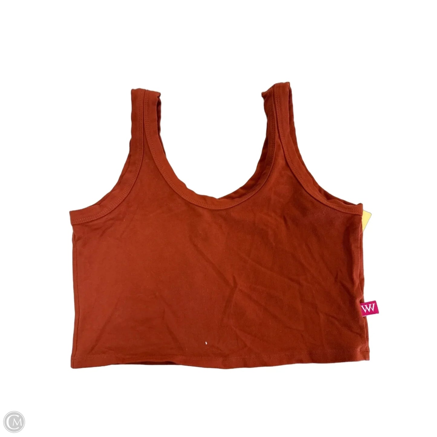Athletic Tank Top By Cme In Orange, Size: M