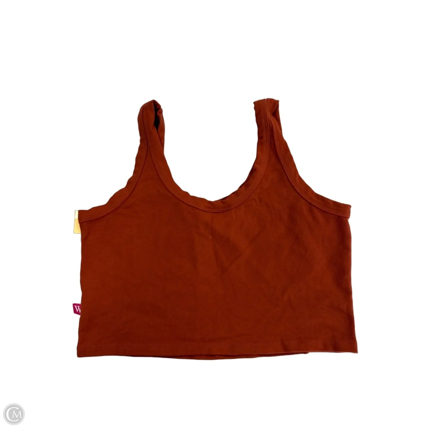 Athletic Tank Top By Cme In Orange, Size: M