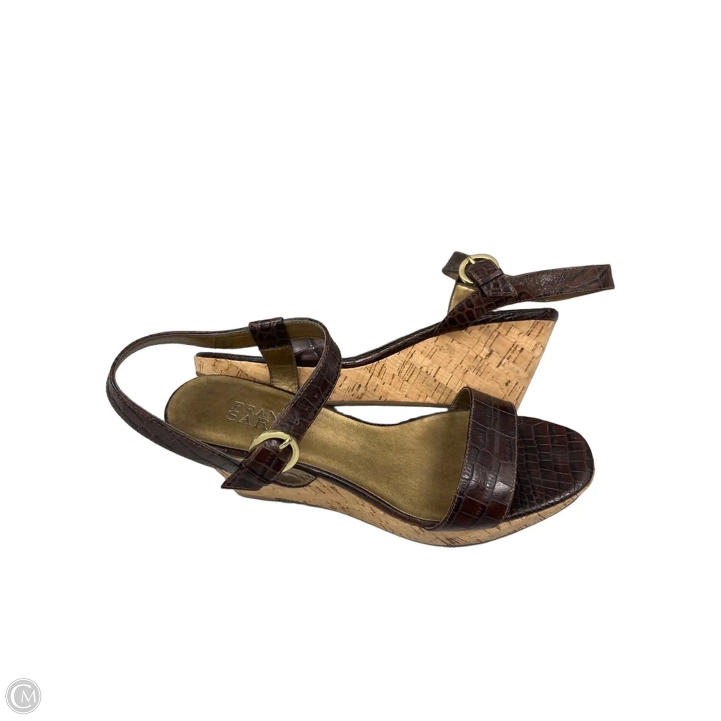 Shoes Heels Wedge By Franco Sarto In Brown, Size: 7